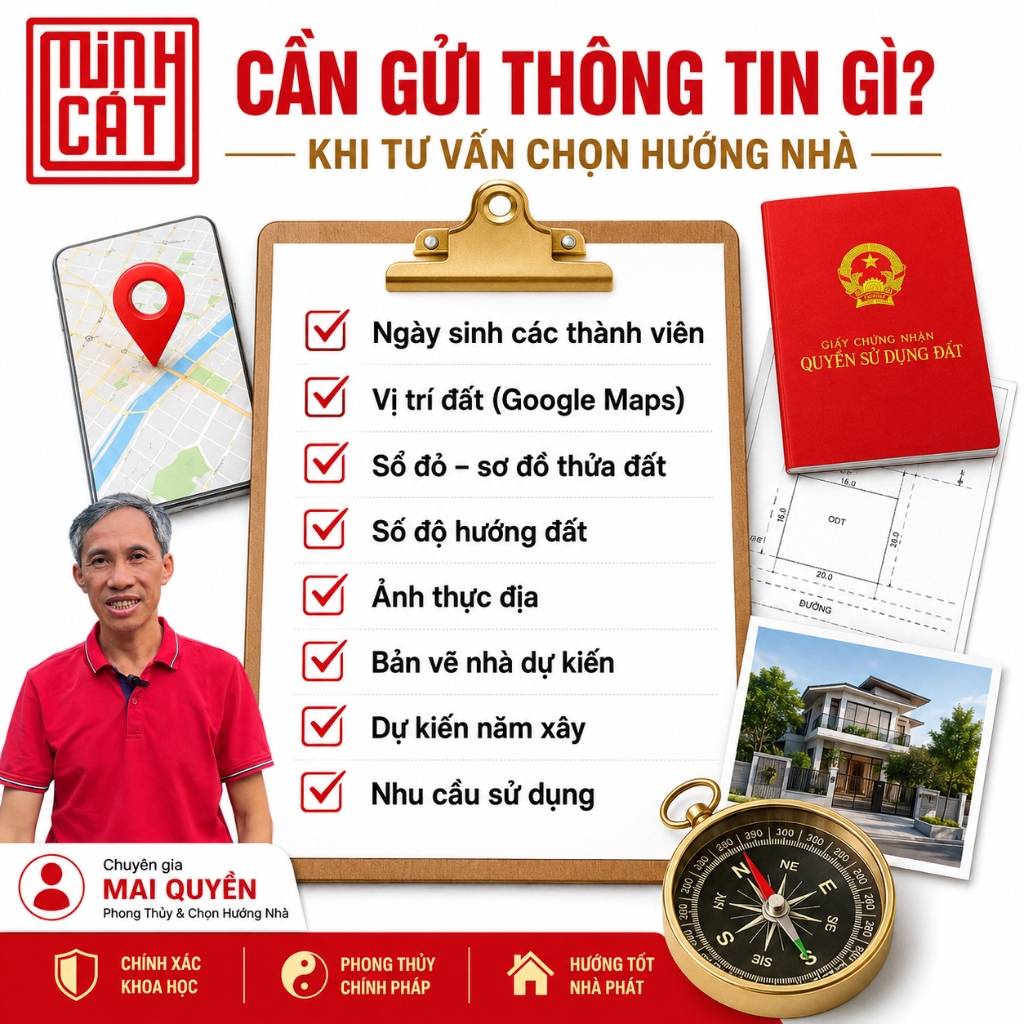 Các yếu tố cần xét khi chọn hướng nhà tại Nghệ An