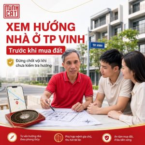 Xem hướng nhà ở TP Vinh